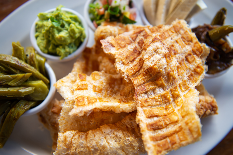 chicharrones are a common mexican street food