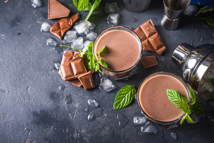 enjoy a chocolate cocktail for national bittersweet chocolate day