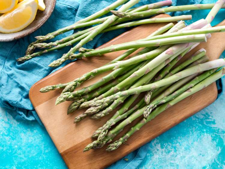 asparagus are a great spring vegetable to cook with