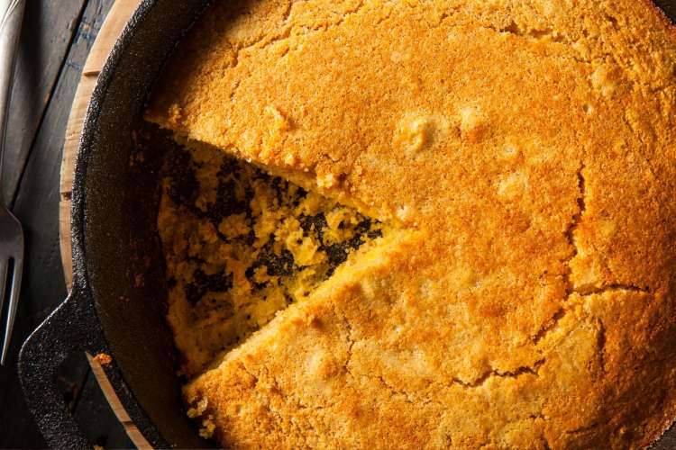 cornbread is a common new year's good luck food