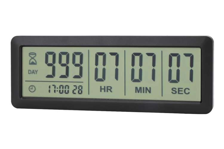 a countdown timer clock is a fun long distance relationship gift