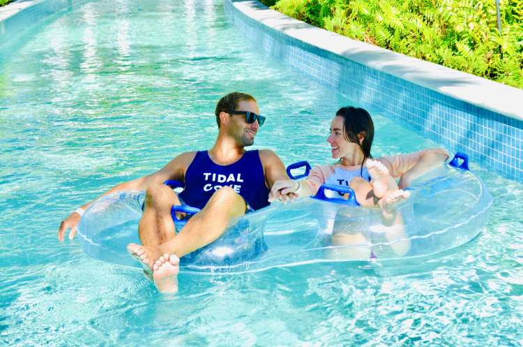 hit the water slides at tidal cove for a fun date idea in miami