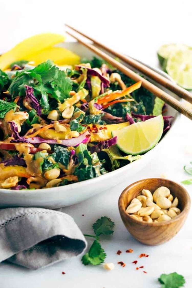 thai salad bowl recipe from jessica gavin