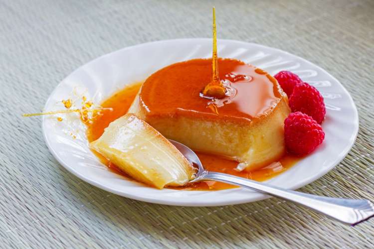 caramel flan is a popular day of the dead food