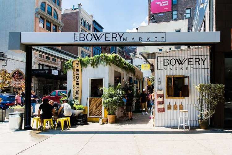 the bowery market is one of the best food halls in nyc