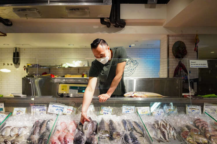 fishmonger at essex market