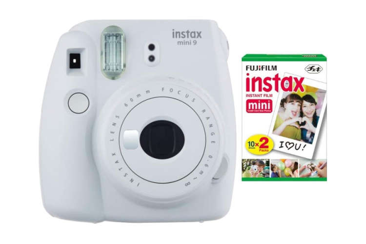 a fuji instax instant camera is a fun 21st birthday gift idea