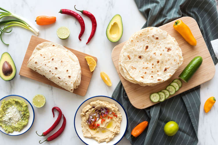 vegan tortillas are a surprisingly simple addition to a mexican meal