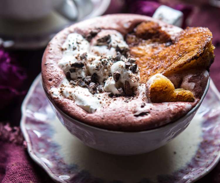 superfood hot chocolate is a sweet cold weather treat