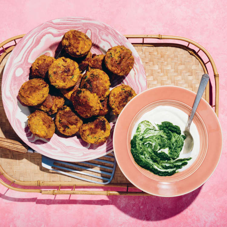 spiced lamb kebabs with fresh herbs is a spring recipe to brighten up your table