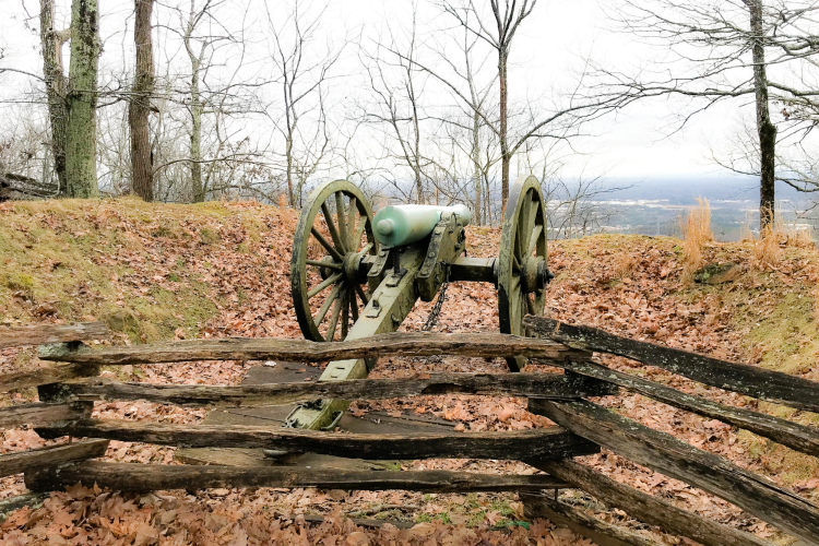 hike Kennesaw Mountain for an outdoorsy thing to do in atlanta