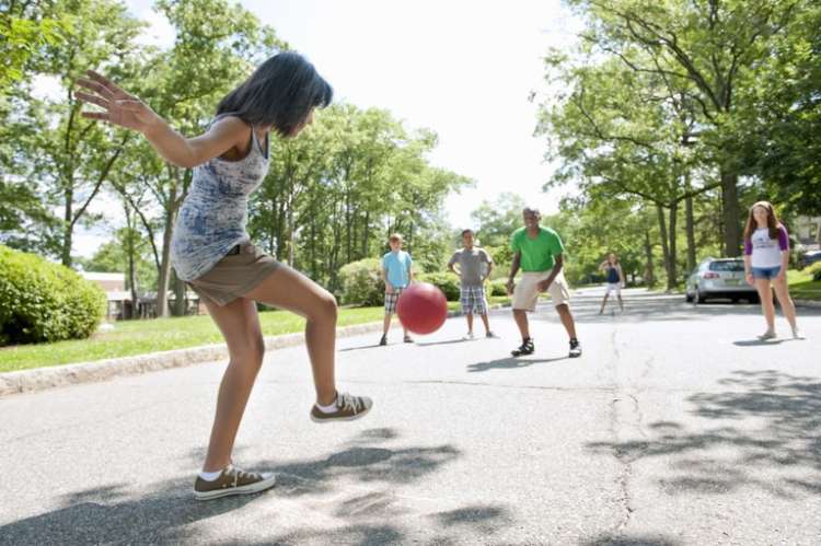 organize a family kickball game for one of the best things to do on father's day