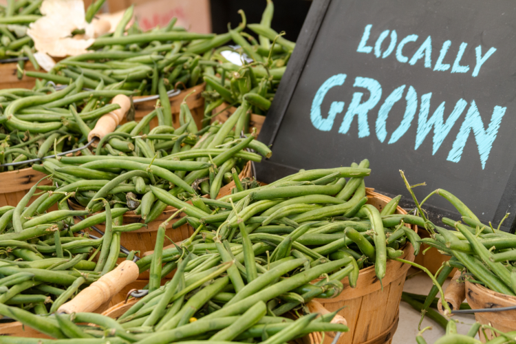 locally grown green beans