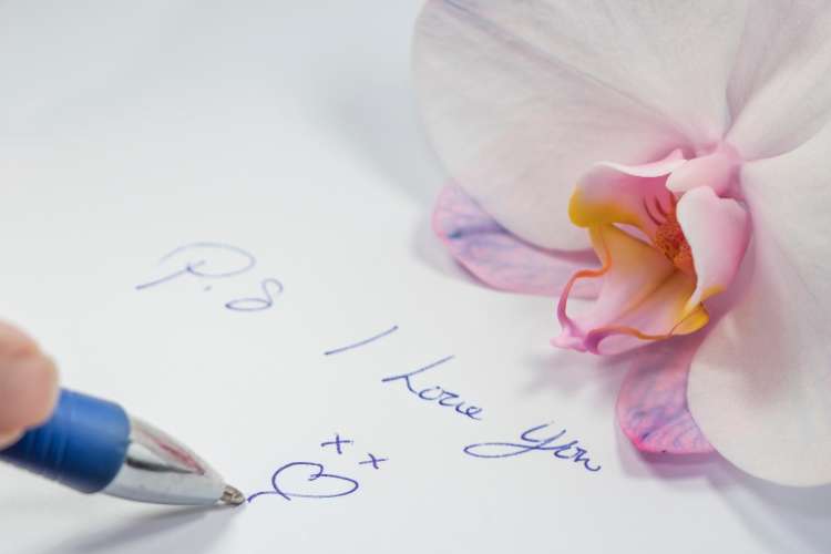 writer each other a love letter for a thoughtful valentine's day idea