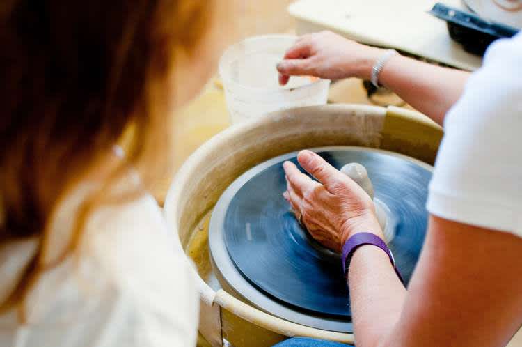 make your own pottery for a fun girls night idea