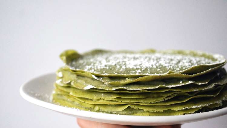 matcha crepes