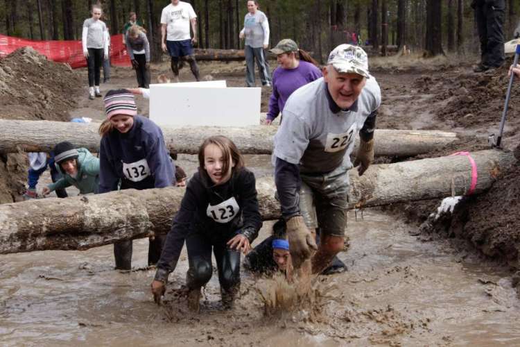 mud runs are one of the most unique things to do on father's day