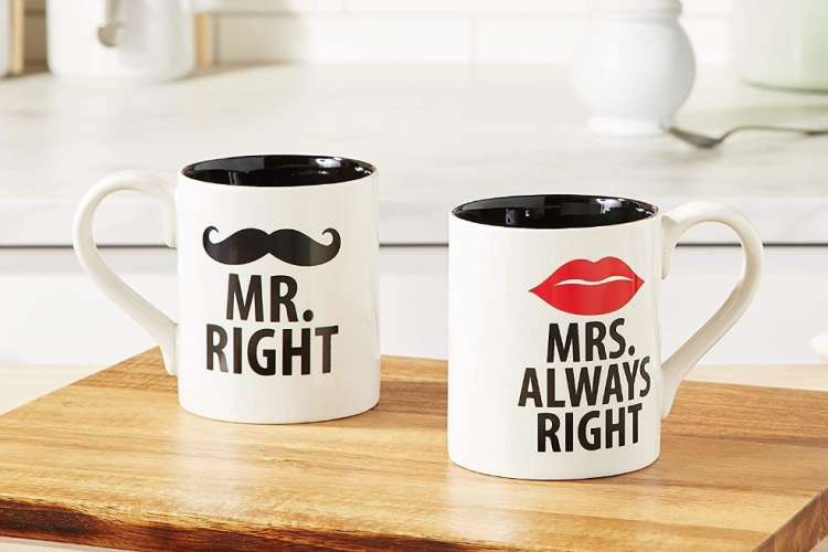 mr. right and mrs. always right mug