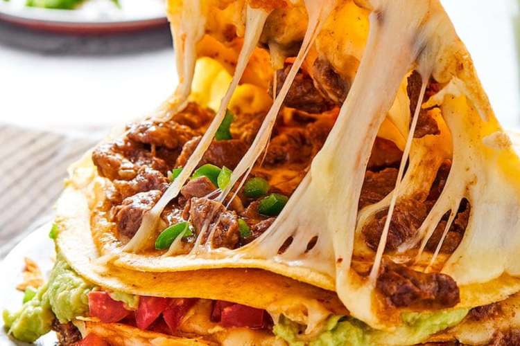 mulitas are a cross between tacos and quesadillas