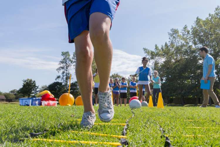 Mini obstacle courses are fun team building activities.