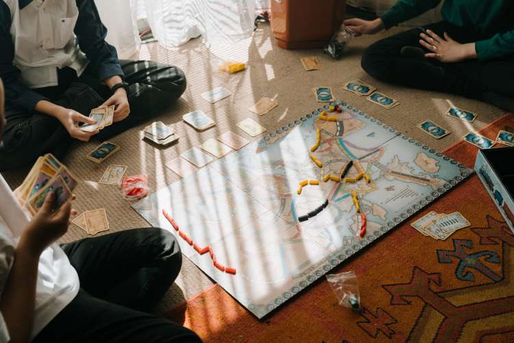 a game night is a fun graduation party idea