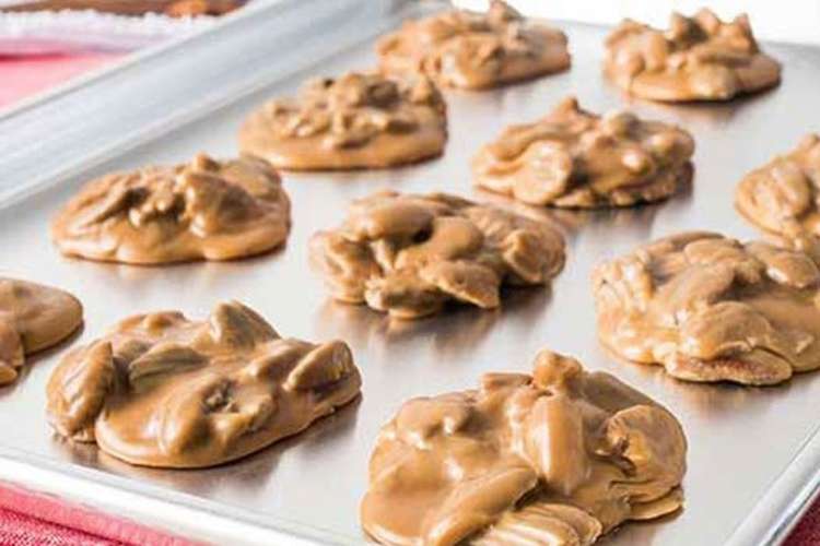 pecan pralines from savannah's candy kitchen