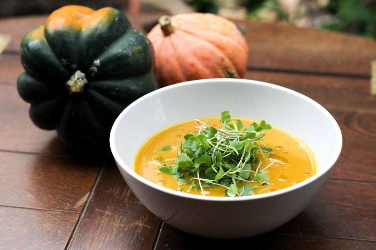 bowl of pumpkin soup