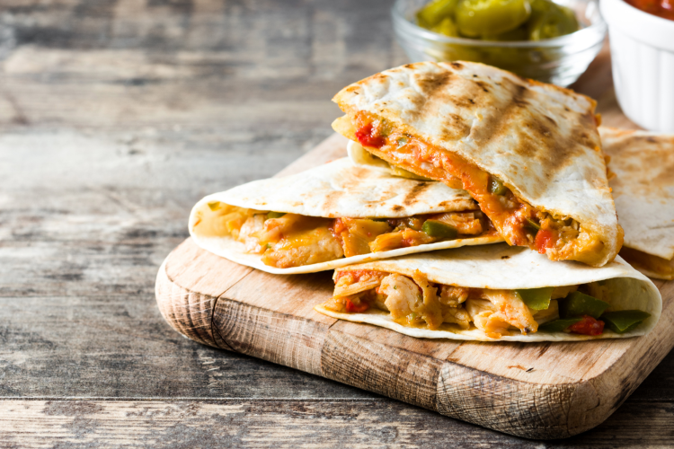 quesadillas are a popular mexican street food