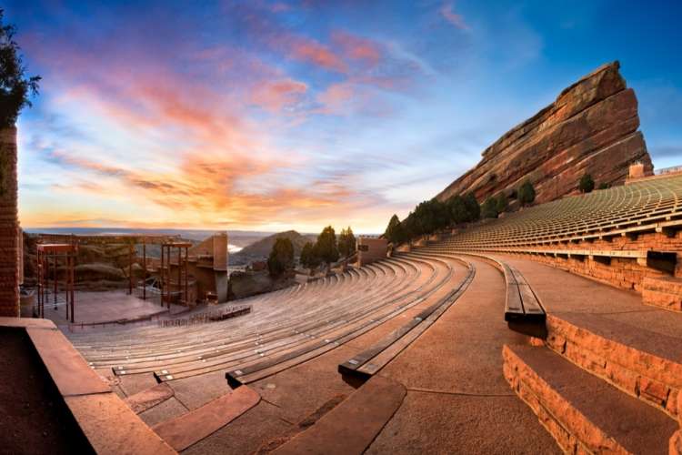 red rocks amphitheatre in denver