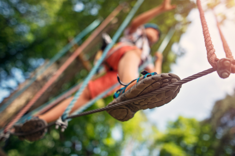 a ropes course experience is a fun easter gift idea