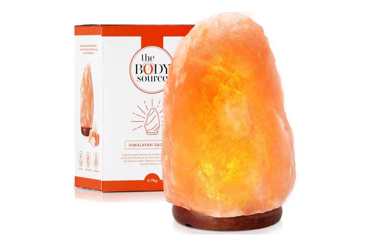 pink himalayan salt lamp