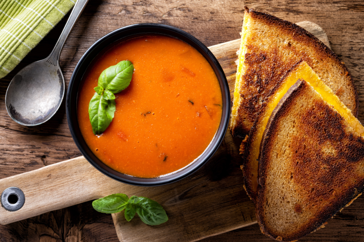 grilled cheese and tomato soup