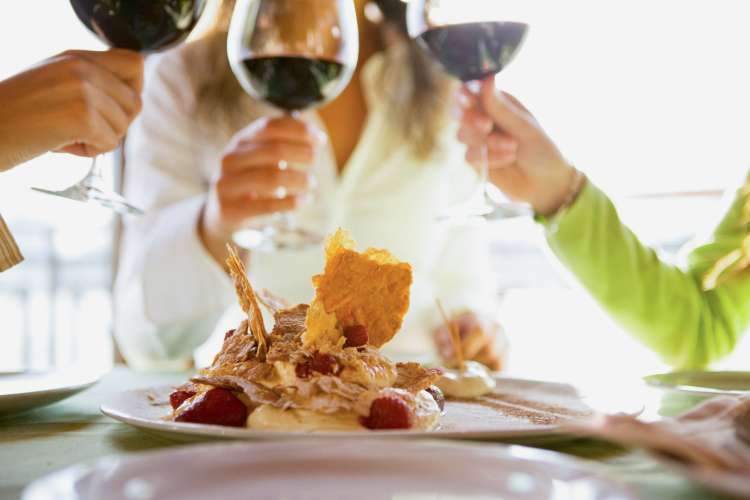 sweet wine with sweet food is a classic food and wine pairing