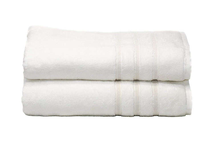 luxury white towel set