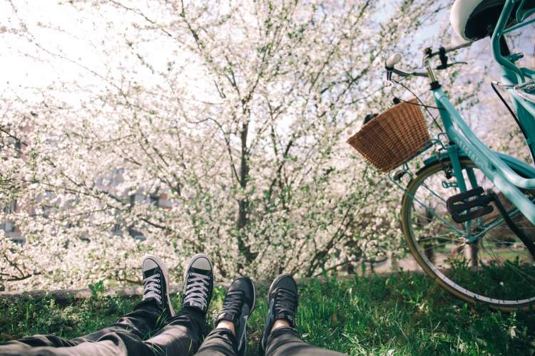 a bike ride is a romantic Valentine's Day idea