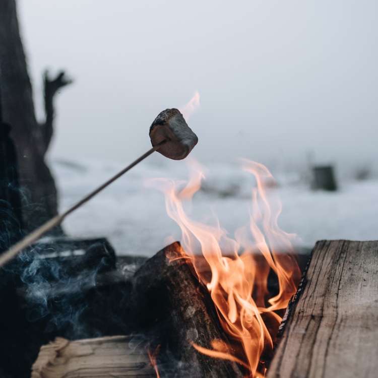 have a bonfire for a romantic Valentine's Day idea