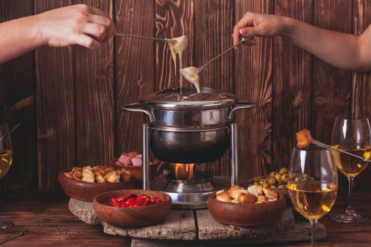 fondue 21st birthday party idea