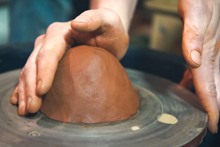 How to Center Clay on a Potter's Wheel