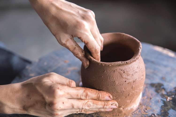 DIY Pottery Clay For wheel throwing, hand building and pinch