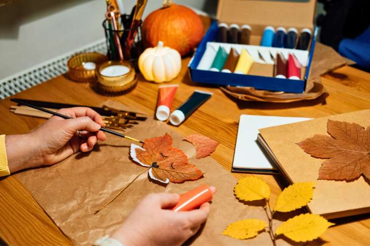 5 X 5 Pumpkin Pie String Art Kit DIY Adult Thanksgiving Craft