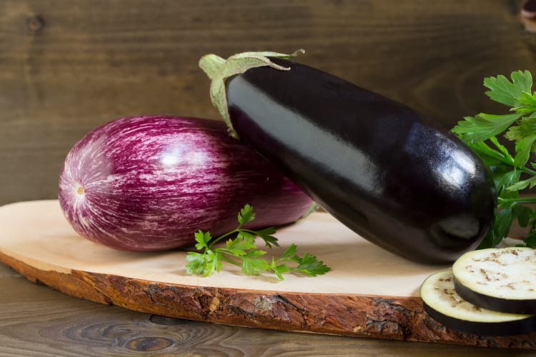 One of the healthiest Chinese food is eggplant