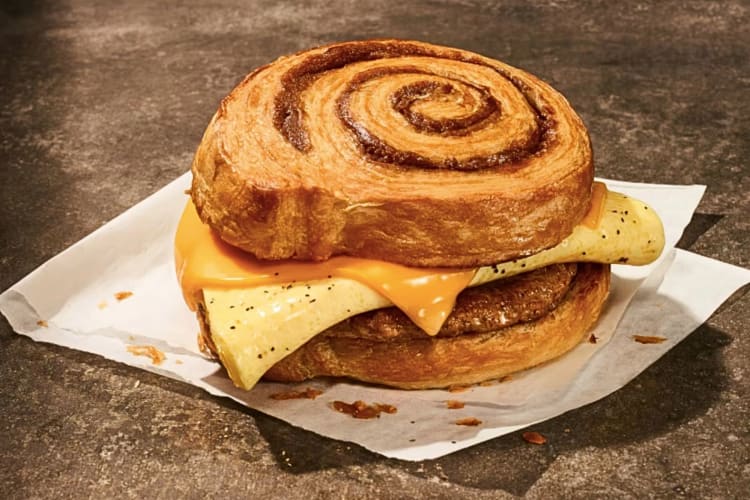 Sausage CinnaScramble Panera breakfast menu
