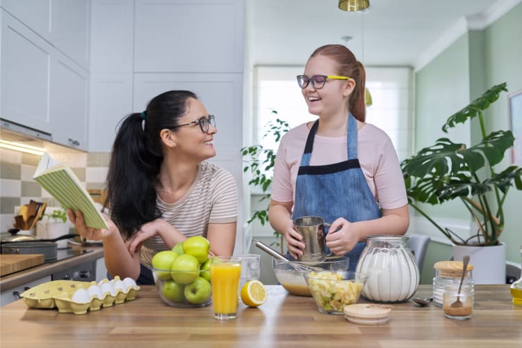 A cooking class is a great 13th birthday party idea