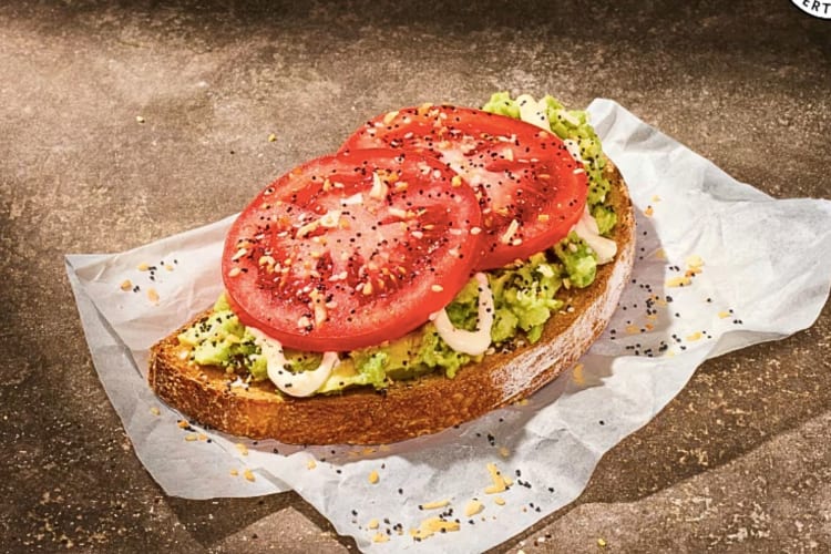 Garden Avo Panera breakfast menu healthy choice