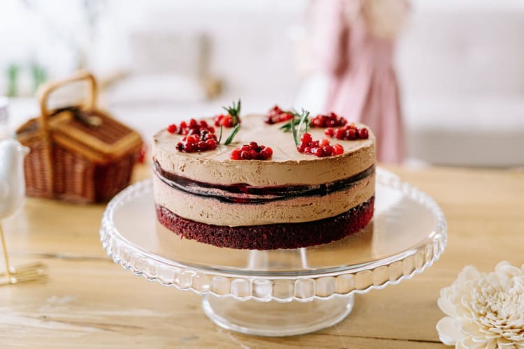 A homemade birthday cake.