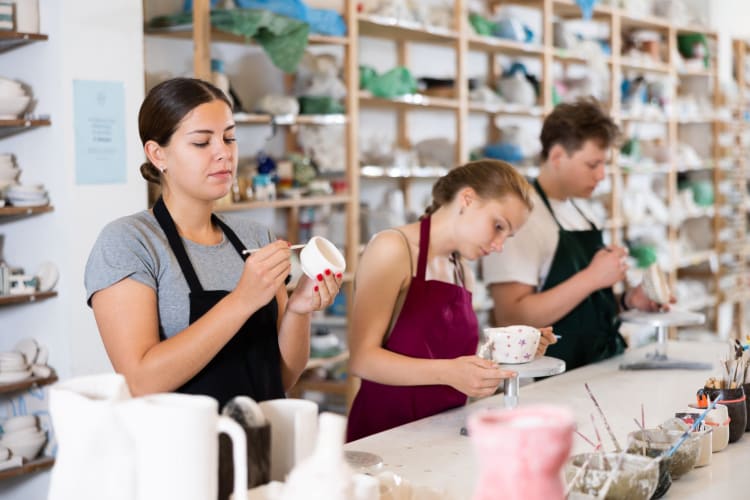 Run a craft competition between sports team mates to help build bonds
