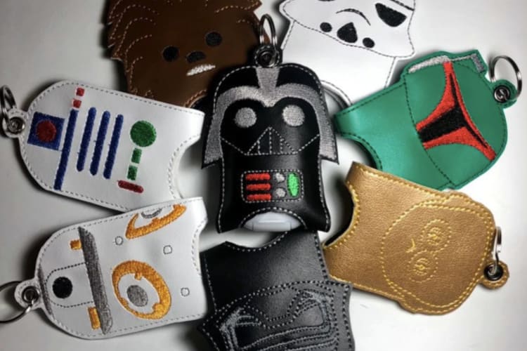 star wars hand santizer holder