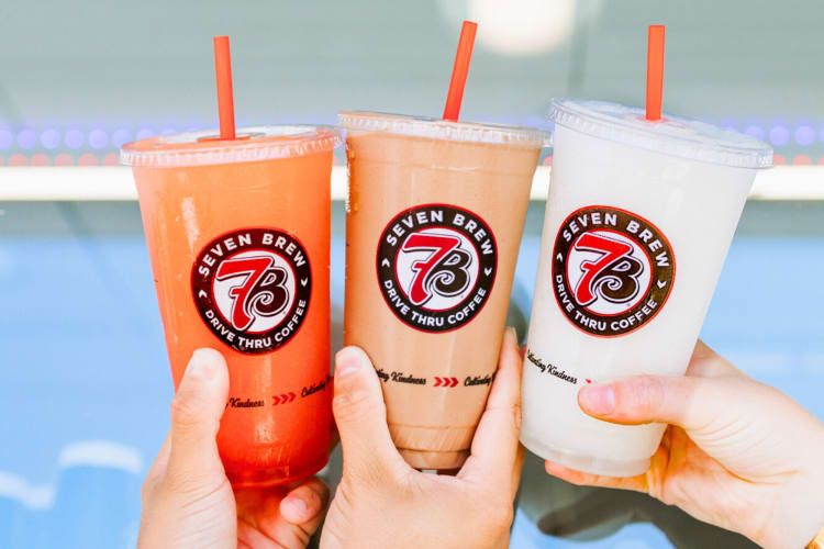 There are lots of smoothies on the 7 Brew secret menu