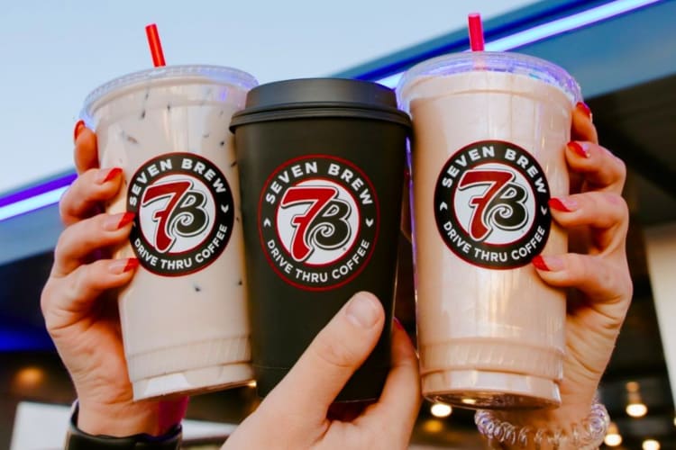 You can find many coffee drinks on the 7 Brew secret menu