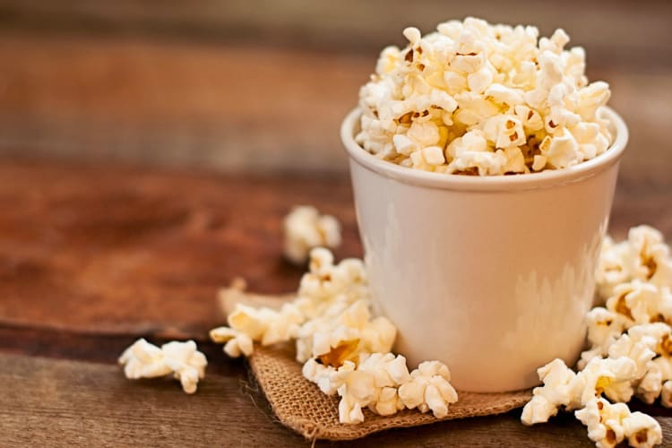 Popcorn is a 7-eleven healthy snack.